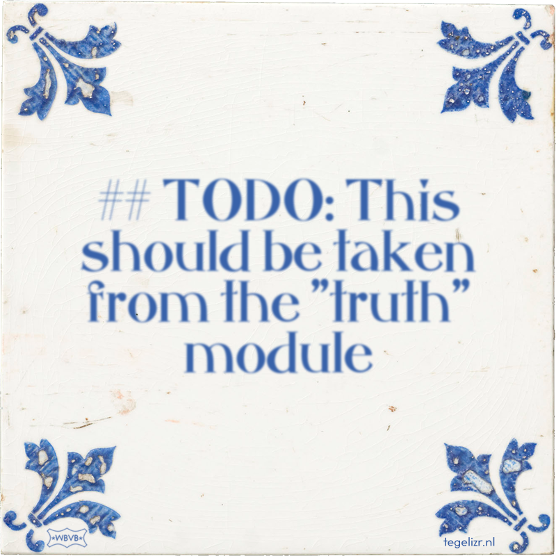 ## TODO: This should be taken from the 