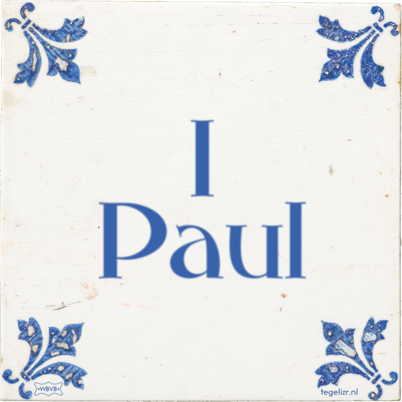 1 Paul - Online tegeltjes bakken