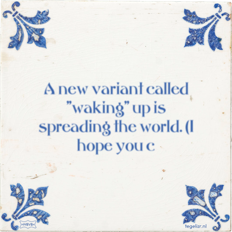 A new variant called 