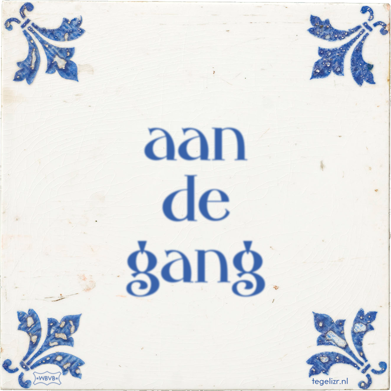 aan de gang - Online tegeltjes bakken