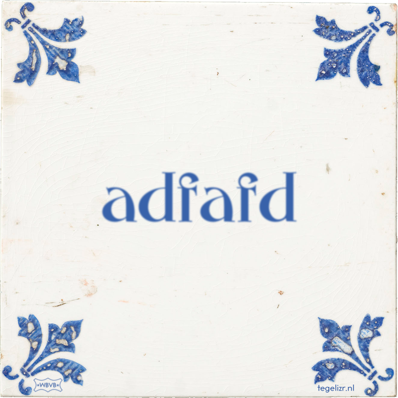 adfafd - Online tegeltjes bakken
