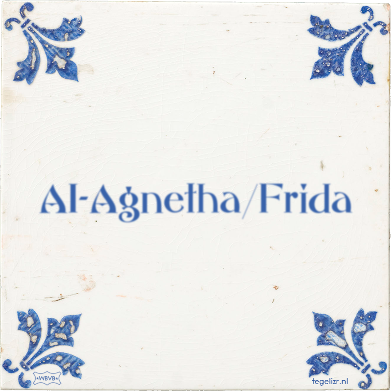 AI-Agnetha/Frida - Online tegeltjes bakken