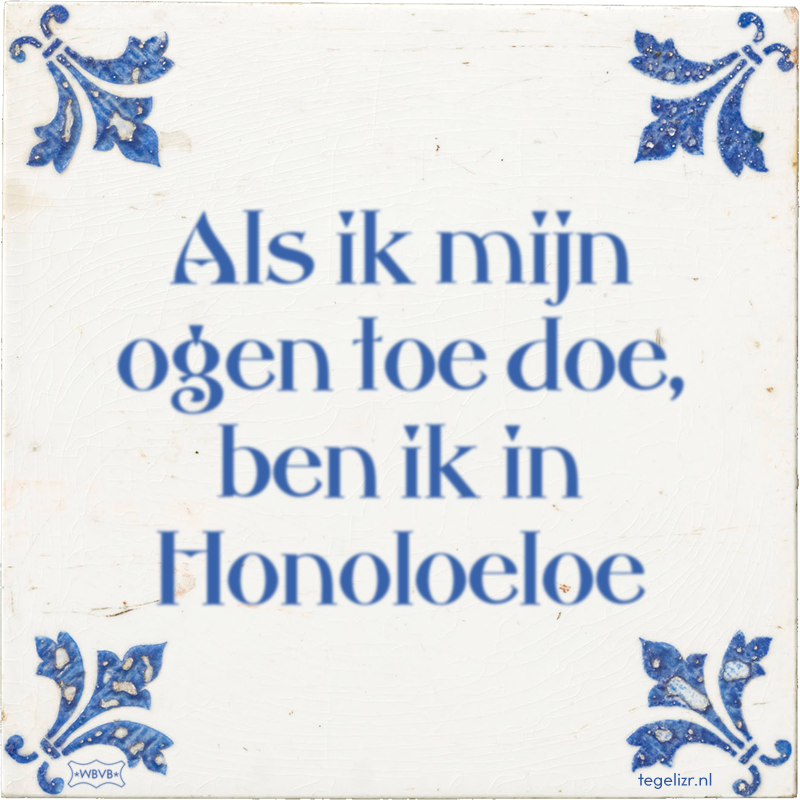  - Online tegeltjes bakken