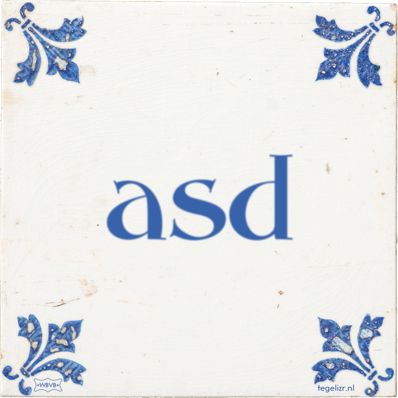 asd - Online tegeltjes bakken