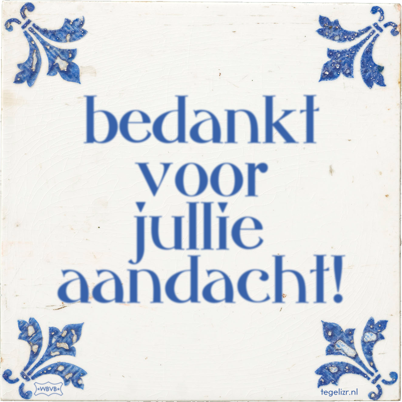  - Online tegeltjes bakken