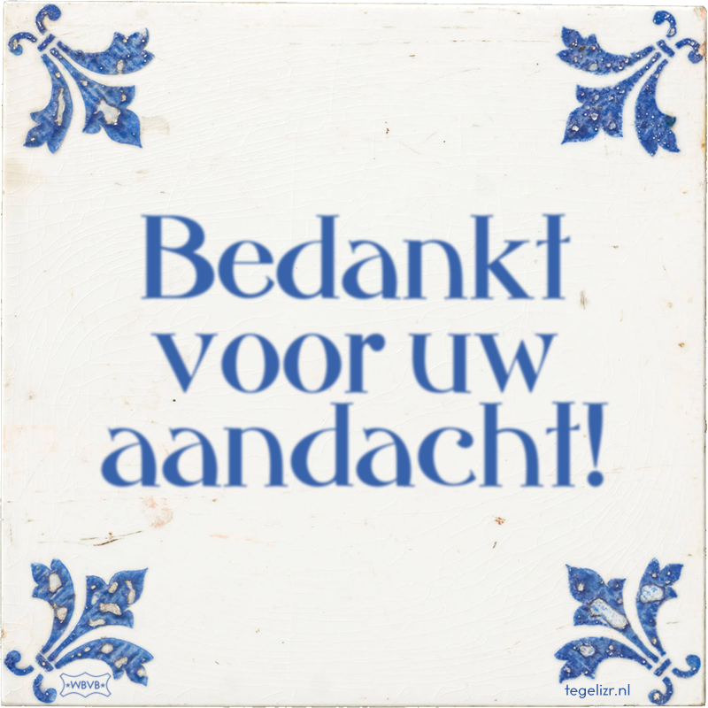  - Online tegeltjes bakken