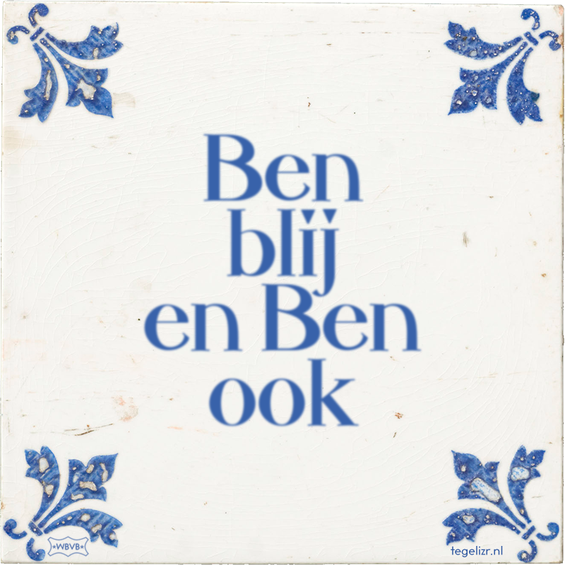  - Online tegeltjes bakken