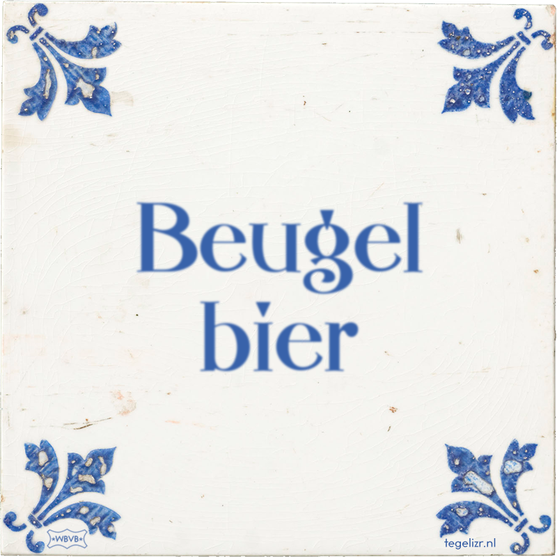 Beugel bier - Online tegeltjes bakken