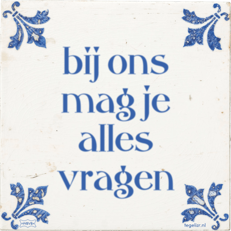  - Online tegeltjes bakken