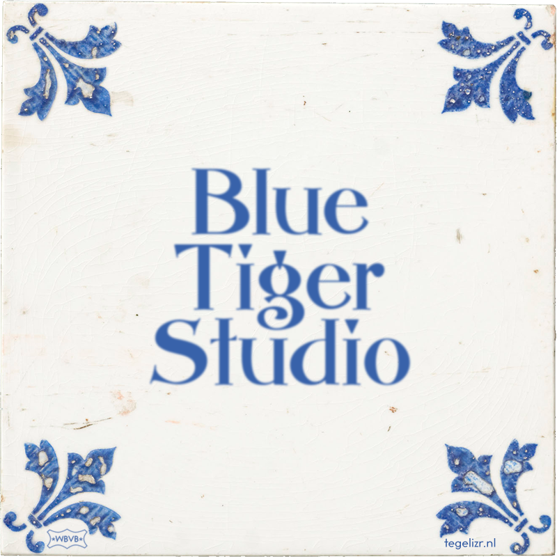 Blue Tiger Studio - Online tegeltjes bakken