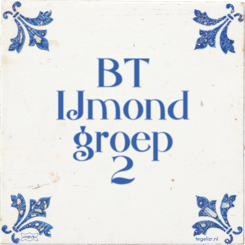 BT IJmond groep 2 - Online tegeltjes bakken