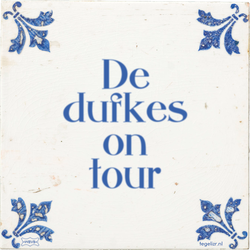 De dufkes on tour - Online tegeltjes bakken