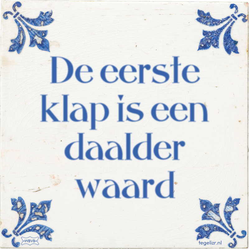  - Online tegeltjes bakken