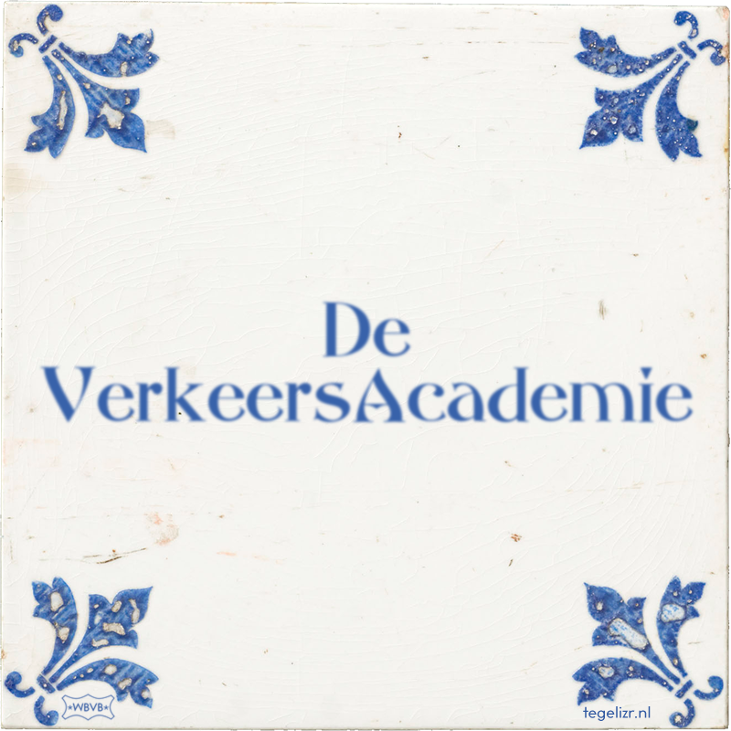 De VerkeersAcademie - Online tegeltjes bakken