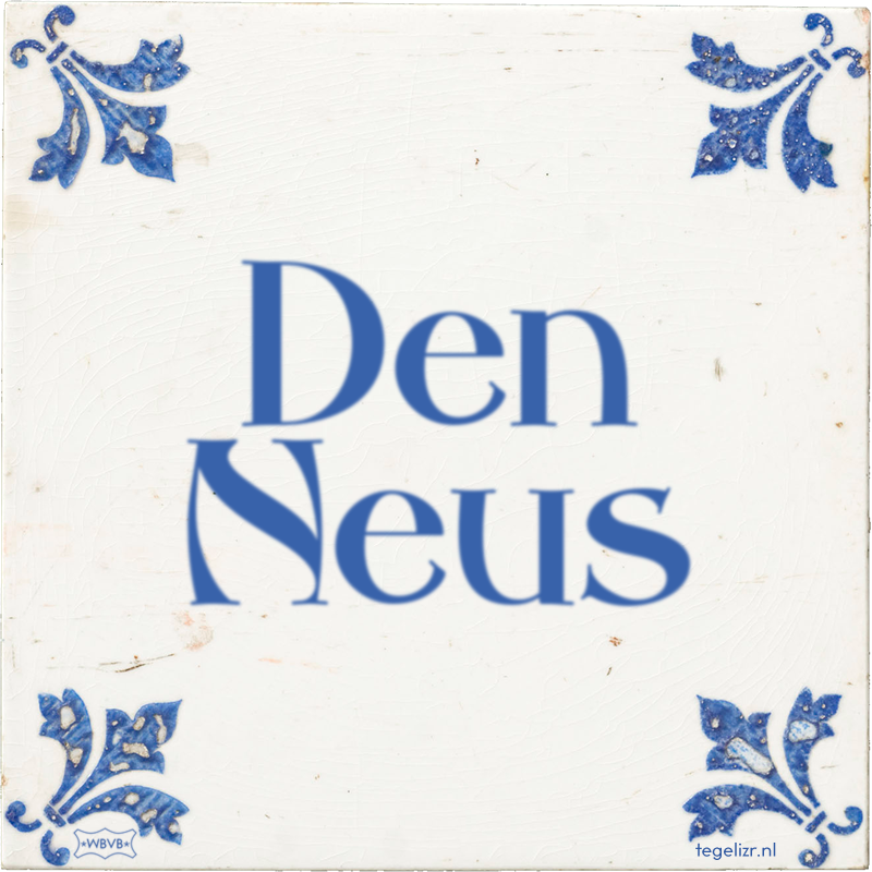 Den Neus - Online tegeltjes bakken