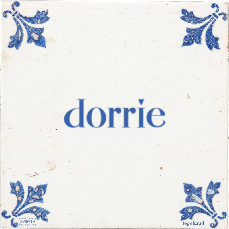 dorrie - Online tegeltjes bakken