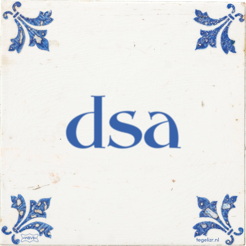 dsa - Online tegeltjes bakken