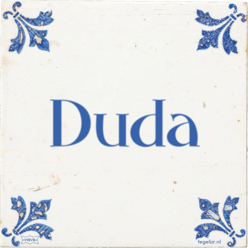 Duda - Online tegeltjes bakken