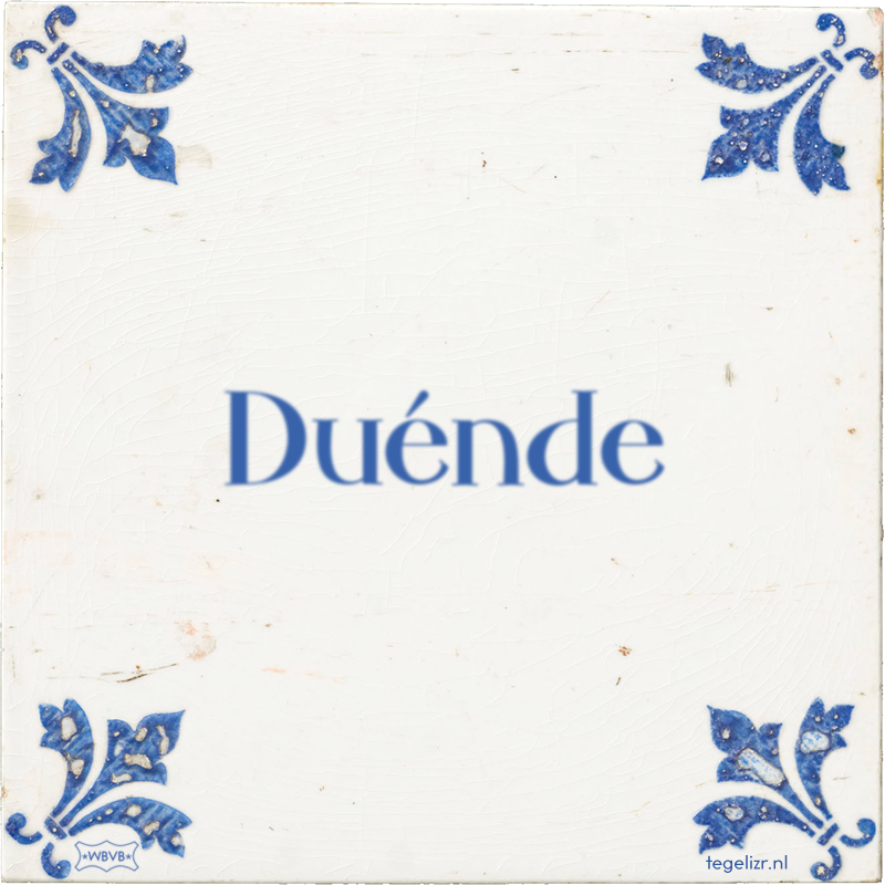Duénde - Online tegeltjes bakken