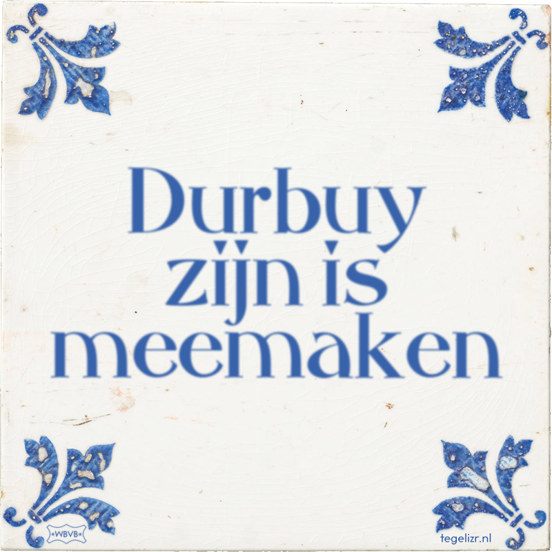 Durbuy zijn is meemaken - Online tegeltjes bakken