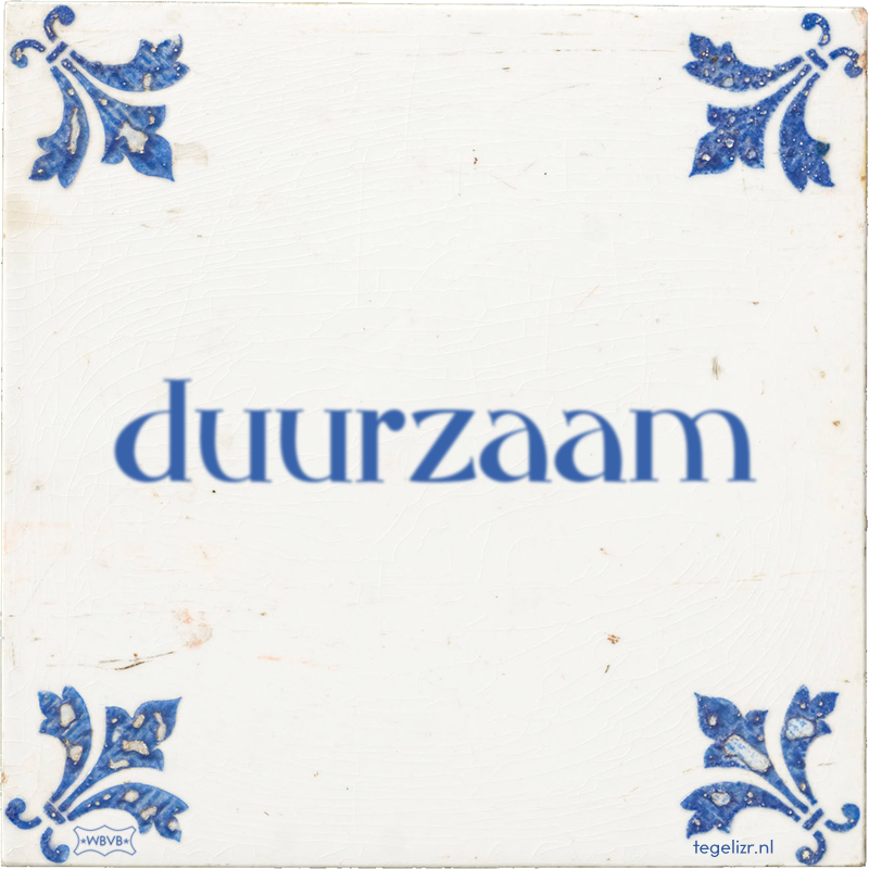 duurzaam - Online tegeltjes bakken