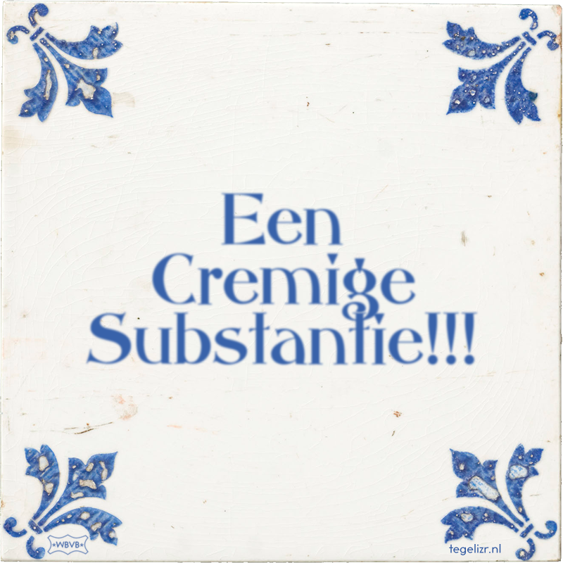 Een Cremige Substantie!!! - Online tegeltjes bakken