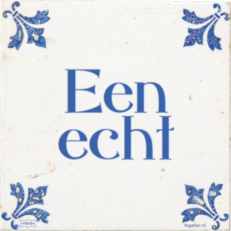 Een echt - Online tegeltjes bakken