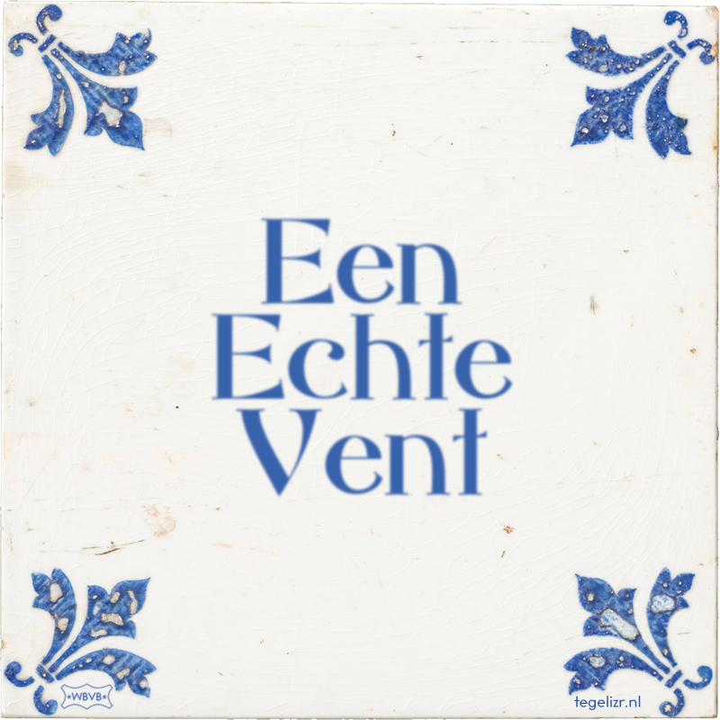 Een Echte Vent - Online tegeltjes bakken