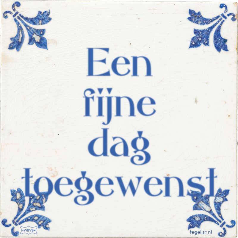  - Online tegeltjes bakken