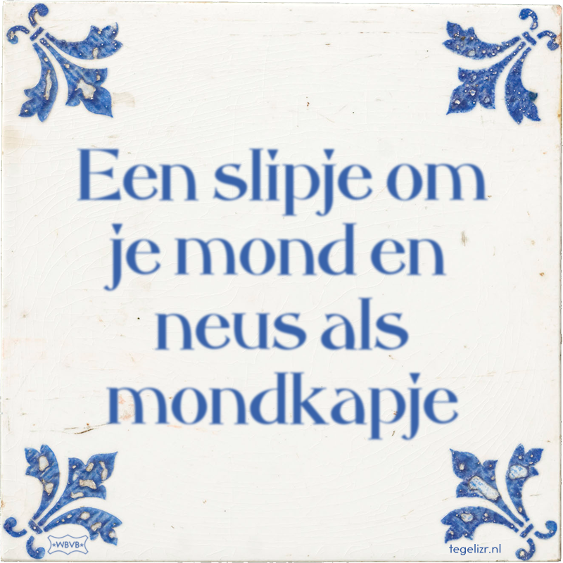 Een slipje om je mond en neus als mondkapje - Online tegeltjes bakken