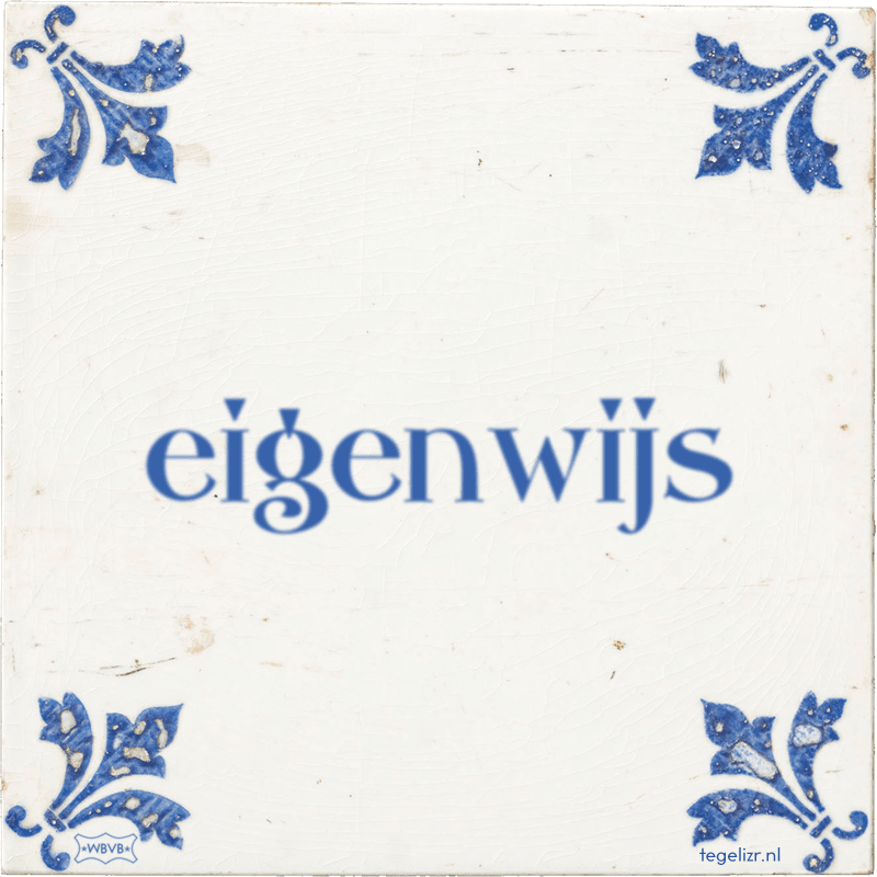 eigenwijs - Online tegeltjes bakken