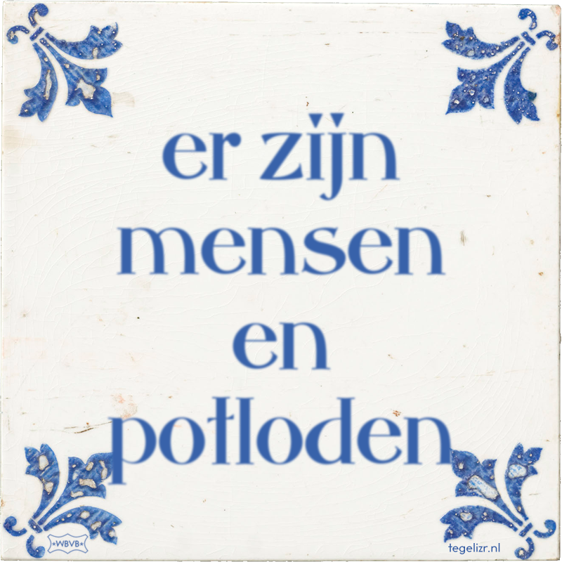er zijn mensen en potloden - Online tegeltjes bakken