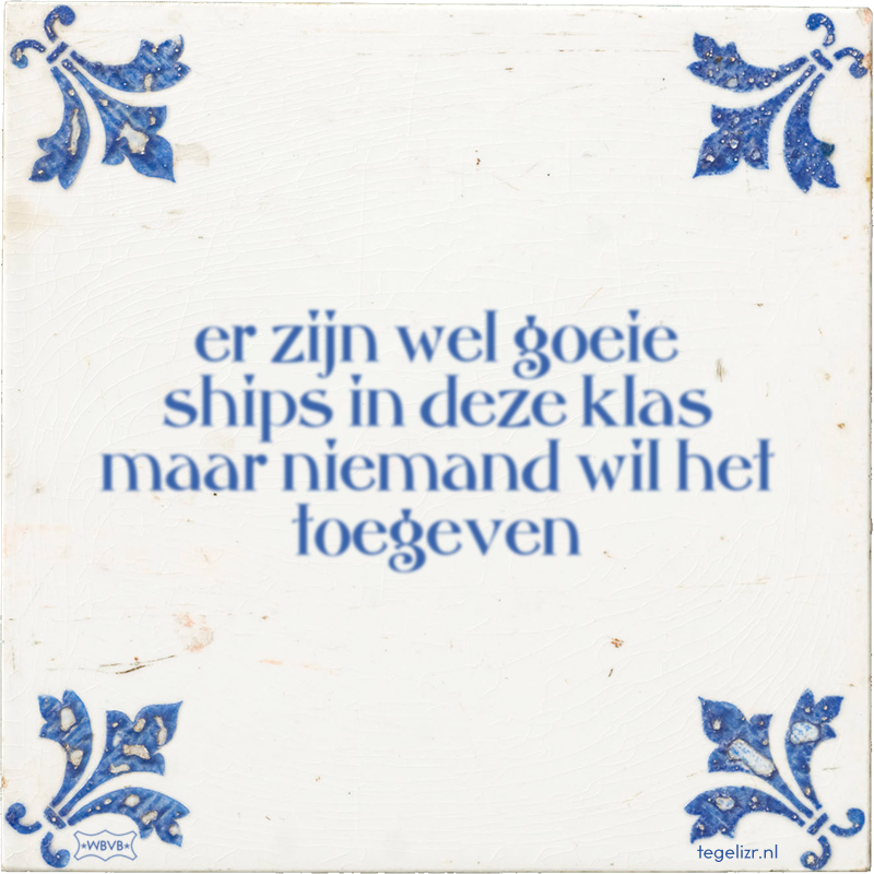 er zijn wel goeie ships in deze klas maar niemand wil het toegeven - Online tegeltjes bakken