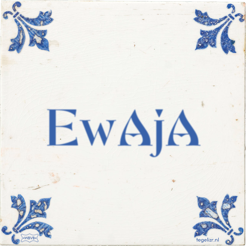 EwAjA - Online tegeltjes bakken