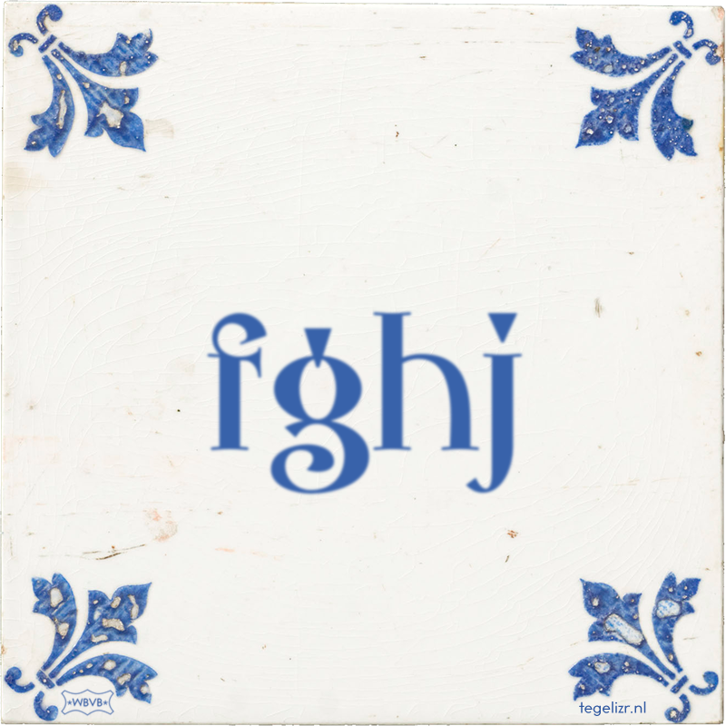 fghj - Online tegeltjes bakken