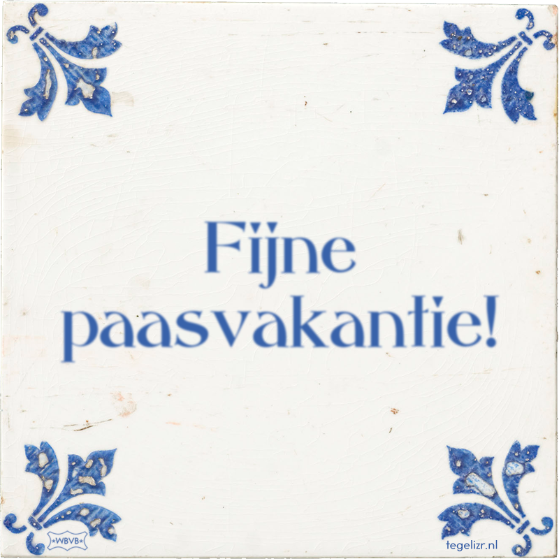  - Online tegeltjes bakken