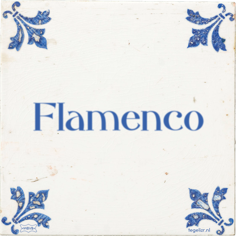 Flamenco - Online tegeltjes bakken