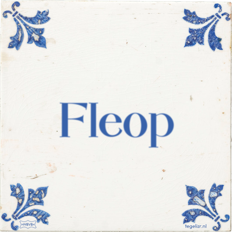 Fleop - Online tegeltjes bakken