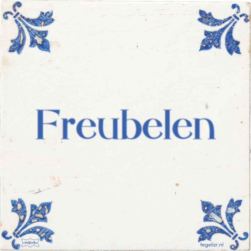 Freubelen - Online tegeltjes bakken