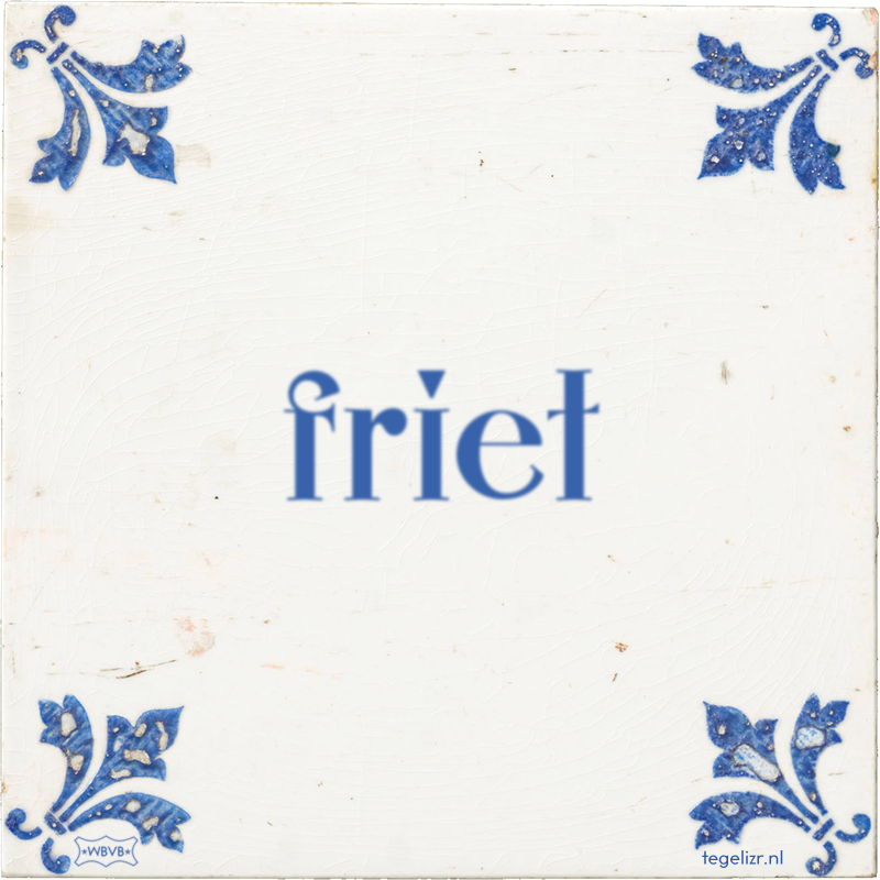 friet - Online tegeltjes bakken