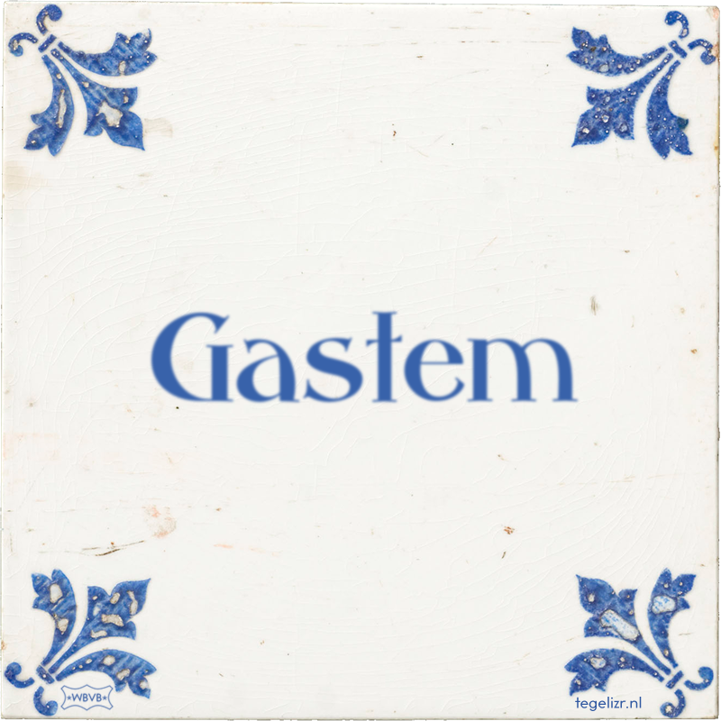 Gastem - Online tegeltjes bakken