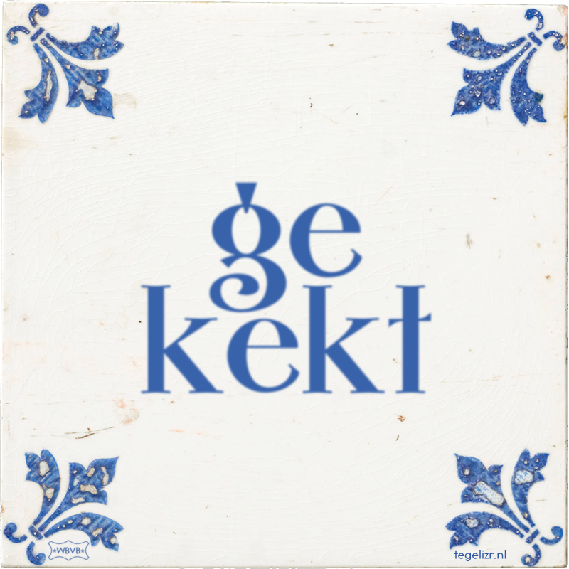ge kekt - Online tegeltjes bakken
