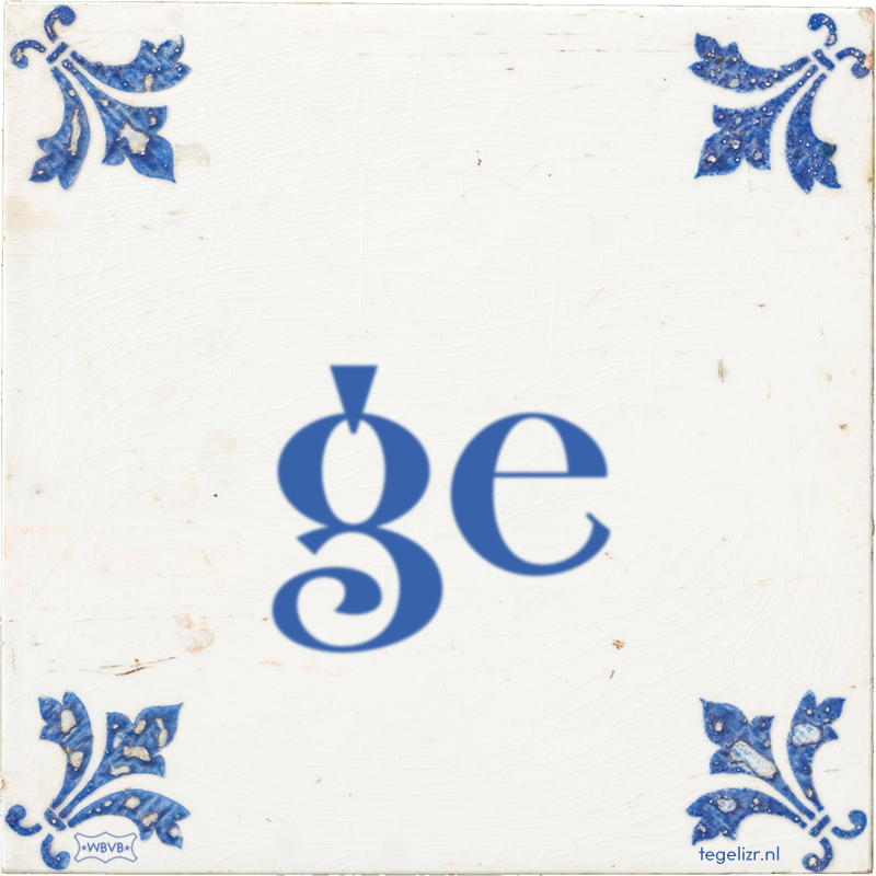 ge - Online tegeltjes bakken