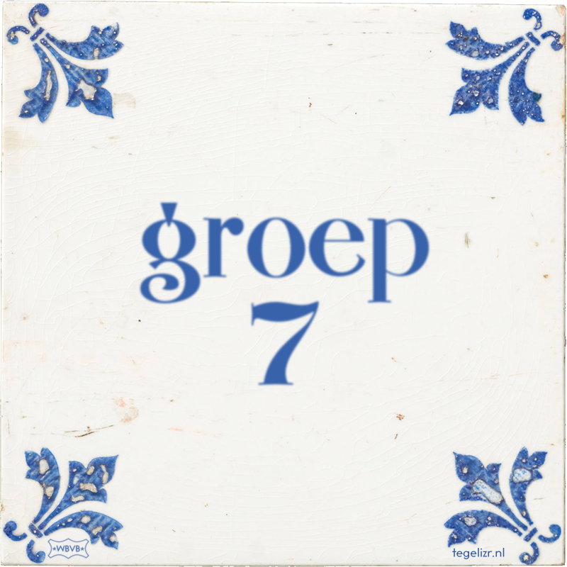 groep 7 - Online tegeltjes bakken