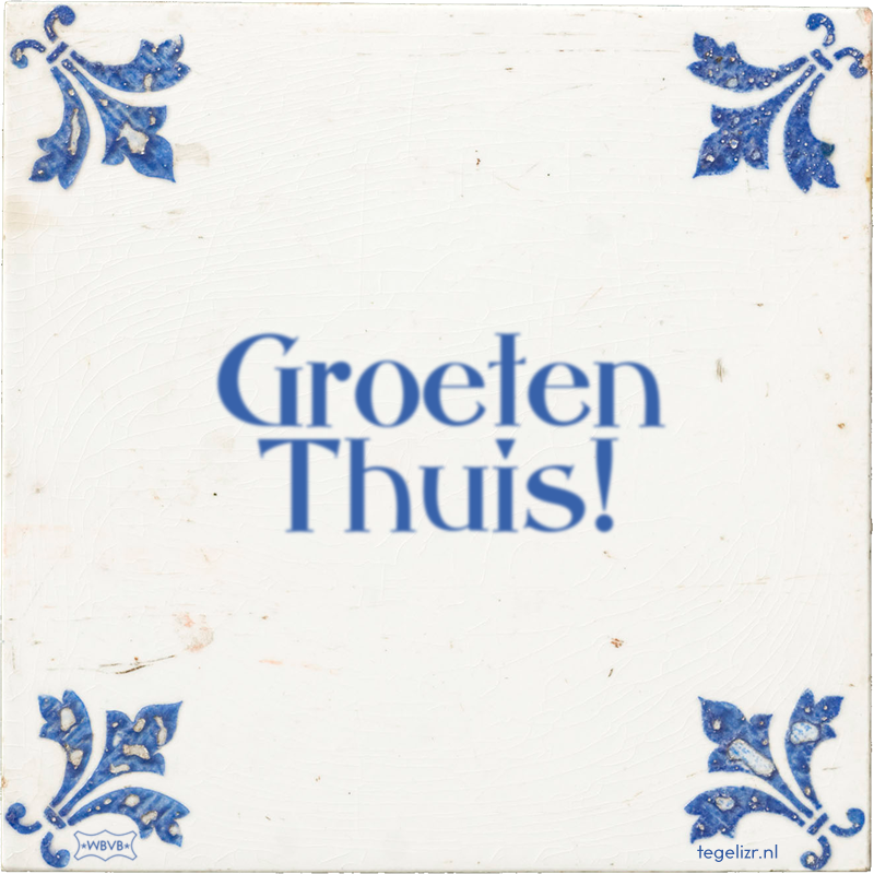  - Online tegeltjes bakken