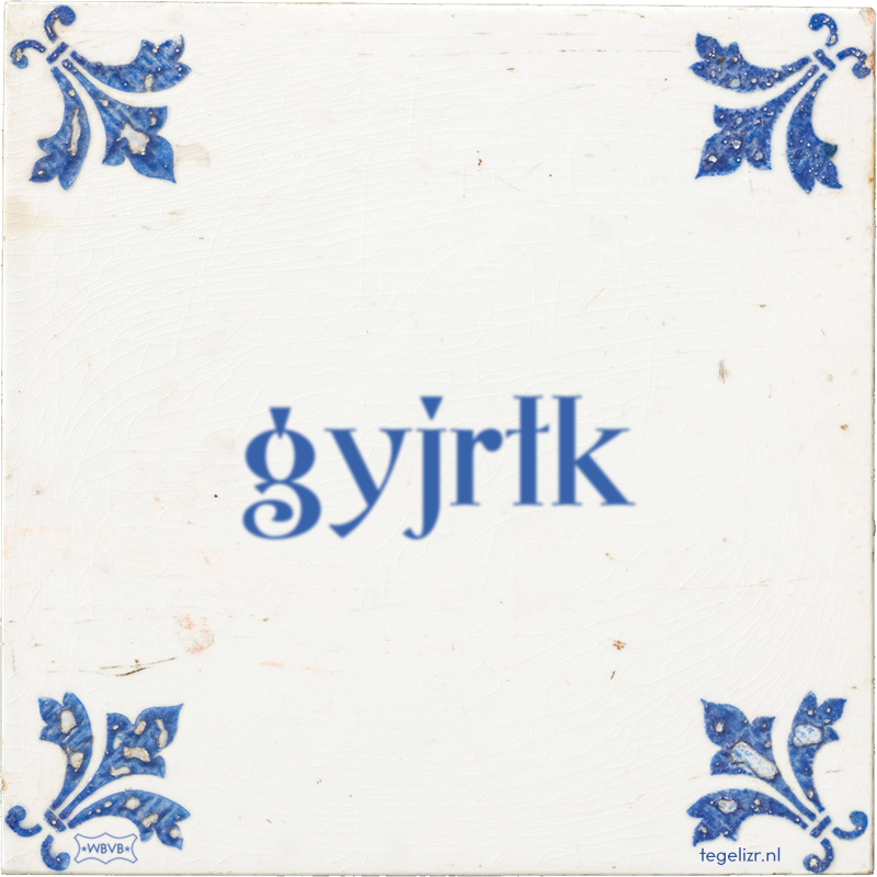 gyjrtk - Online tegeltjes bakken