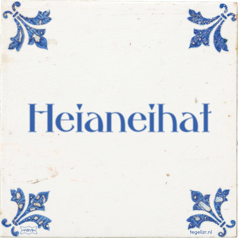 Heianeihat - Online tegeltjes bakken