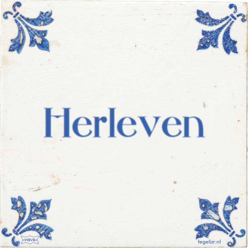 Herleven - Online tegeltjes bakken