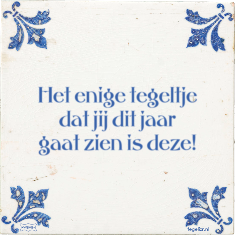  - Online tegeltjes bakken