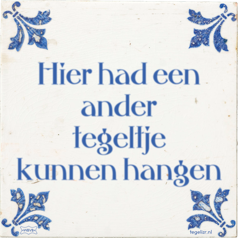  - Online tegeltjes bakken